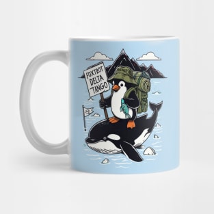 Resist-Penguin Mug